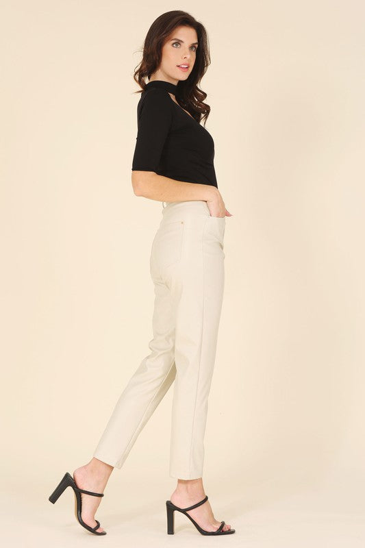 Lilou Vegan Leather Pants