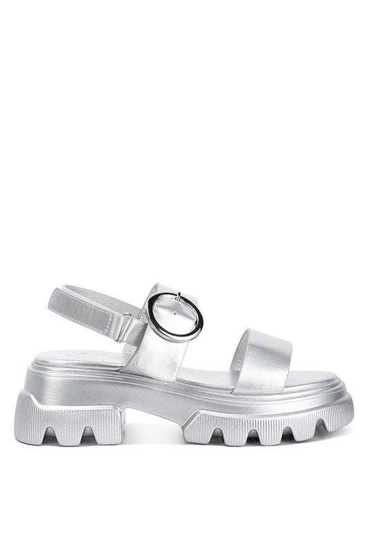 SILAS Metallic Chunky Sandals