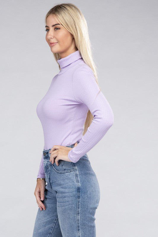 Ambiance Apparel - Long-Sleeve Turtleneck Bodysuit