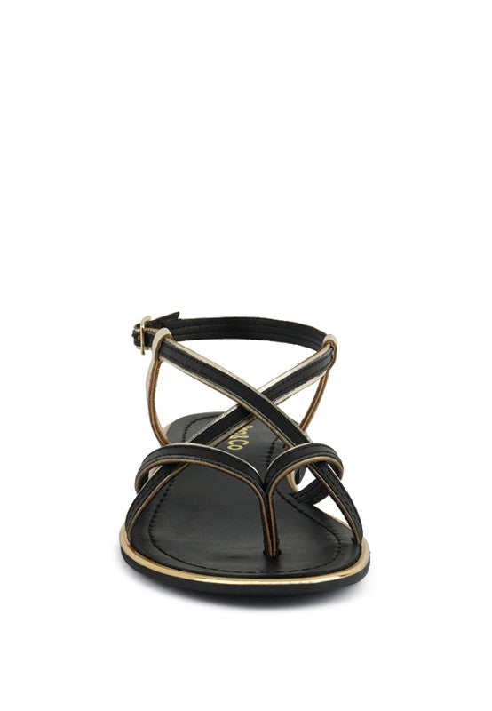 PHEBOE Strappy Flat Sandals