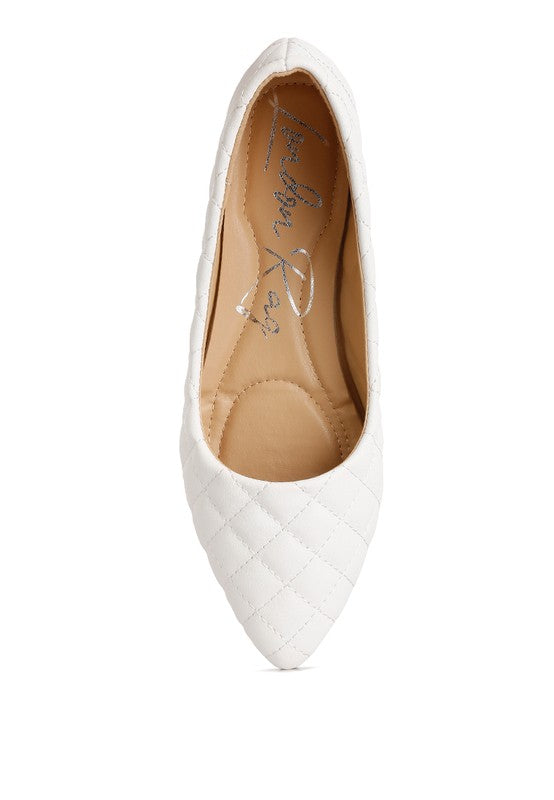 RIKHANI Quilted Ballet Flats