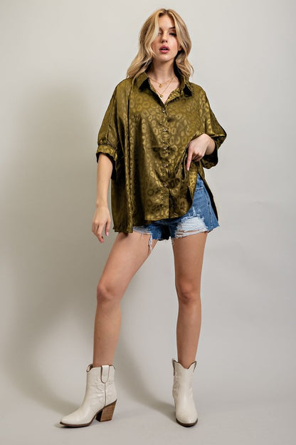 Sweet Generis - Satin Print Shirt