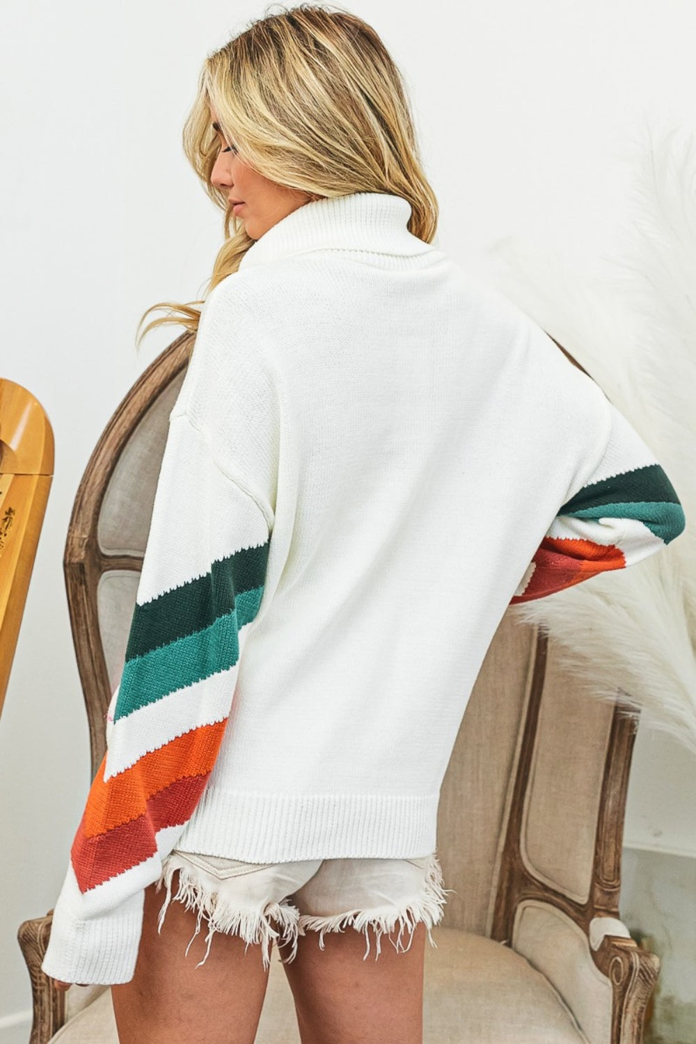 BiBi Chevron Pattern Sweater