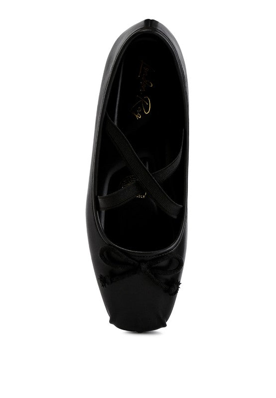 LEINA Recycled Faux Leather Ballet Flats