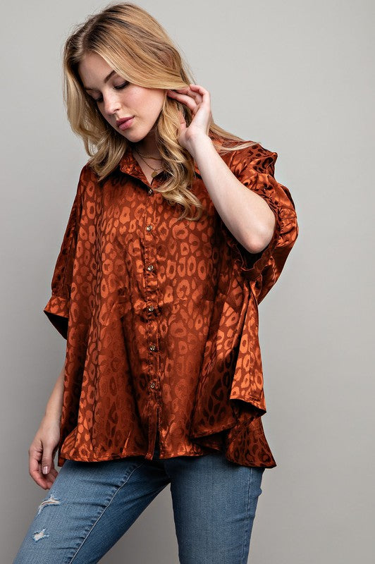 Sweet Generis - Satin Print Shirt