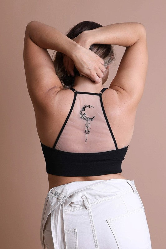 Plus Size - Dream Catcher Tattoo Bralette