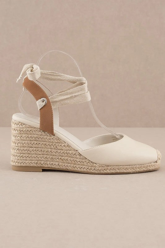 ALONDRA Espadrille Lace-Up Wedge