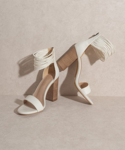 BLAIR Thick Ankle Strap Block Heel