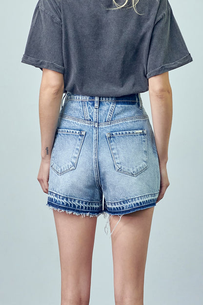 Super High-Rise Released Hem Shorts