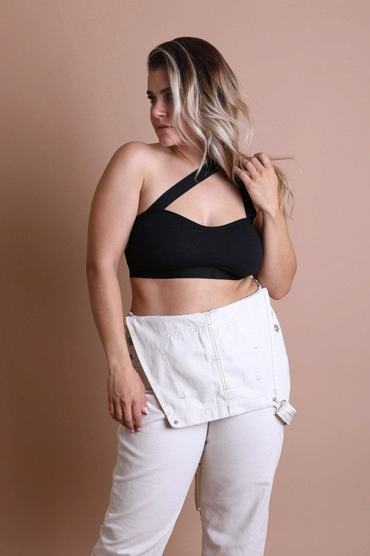 Plus Size - Cross Front Bralette