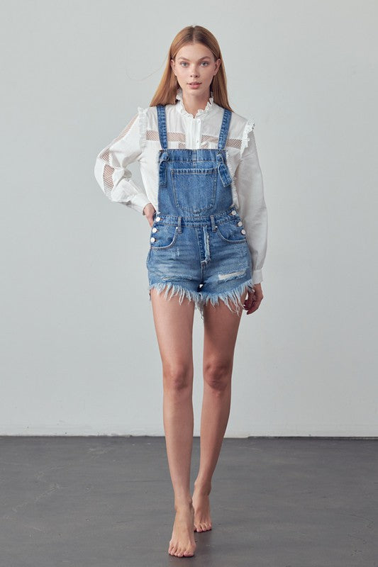 Frayed Shortalls