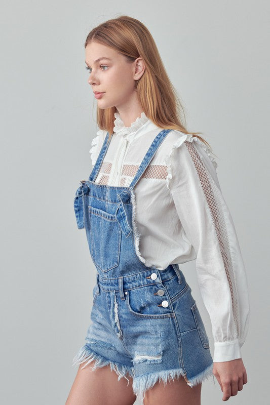 Frayed Shortalls