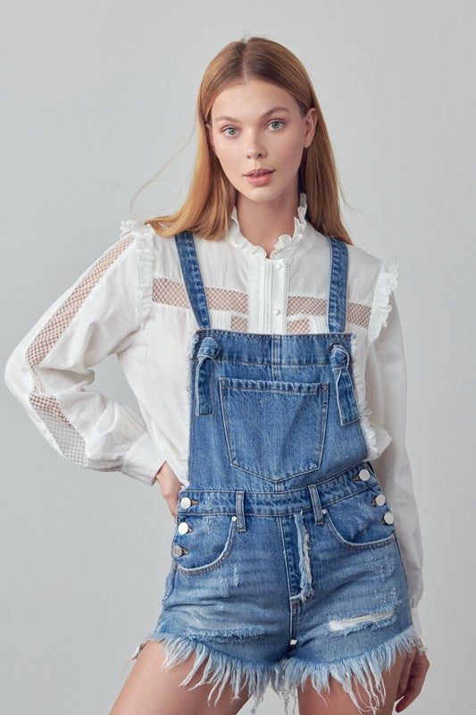 Frayed Shortalls