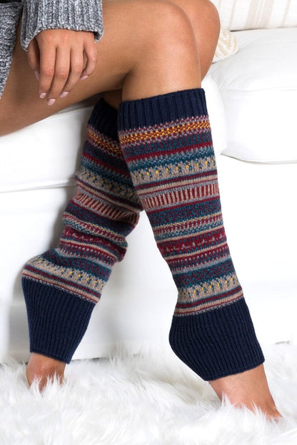 Short Fair Isle Legwarmers