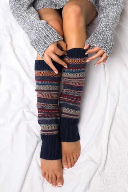 Short Fair Isle Legwarmers