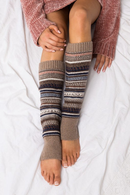 Short Fair Isle Legwarmers