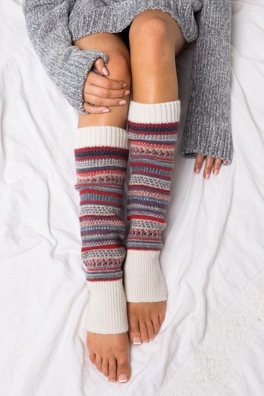 Short Fair Isle Legwarmers