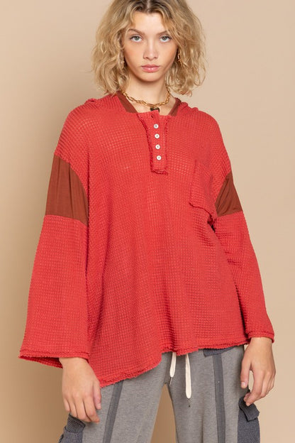 POL Bell Sleeve Oversized Sweater