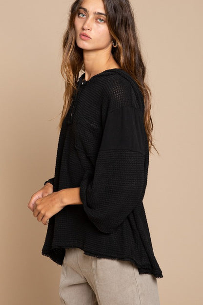 POL Bell Sleeve Oversized Sweater