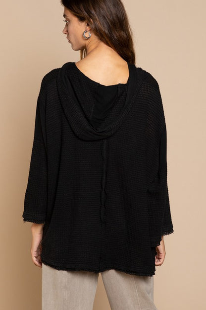 POL Bell Sleeve Oversized Sweater