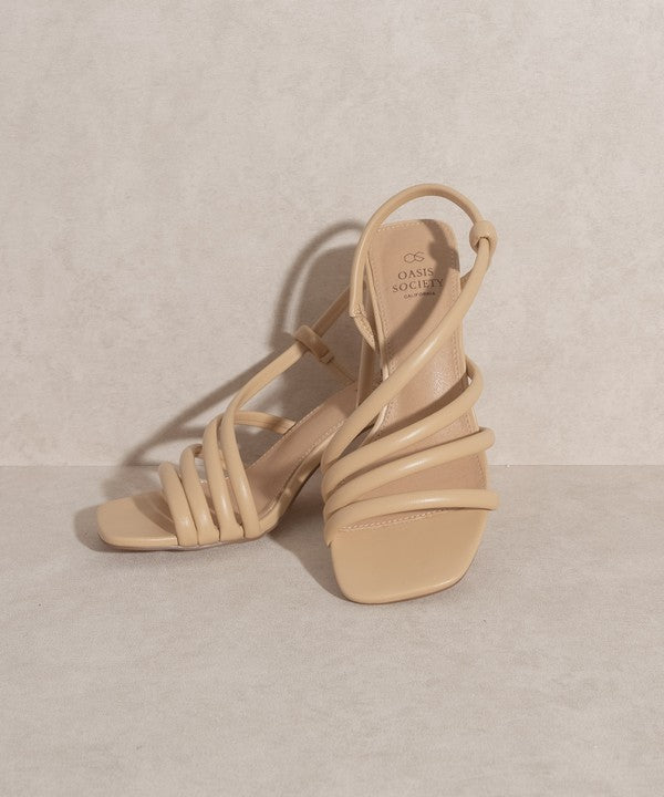 KKE Originals ASHLEY Wooden Heel Sandals