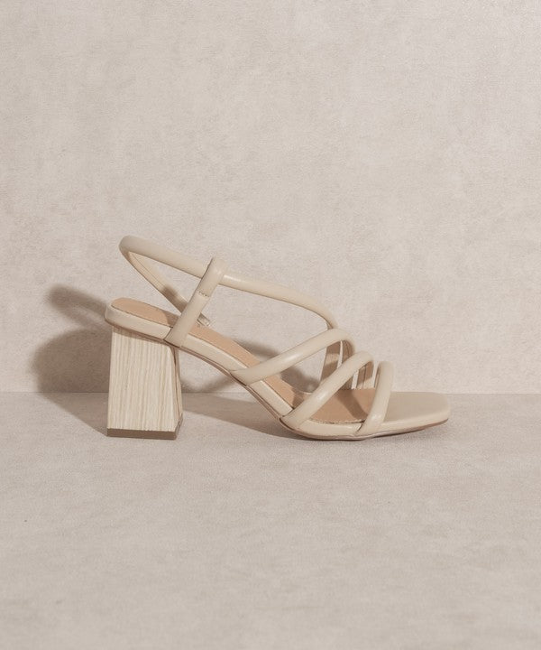 KKE Originals ASHLEY Wooden Heel Sandals