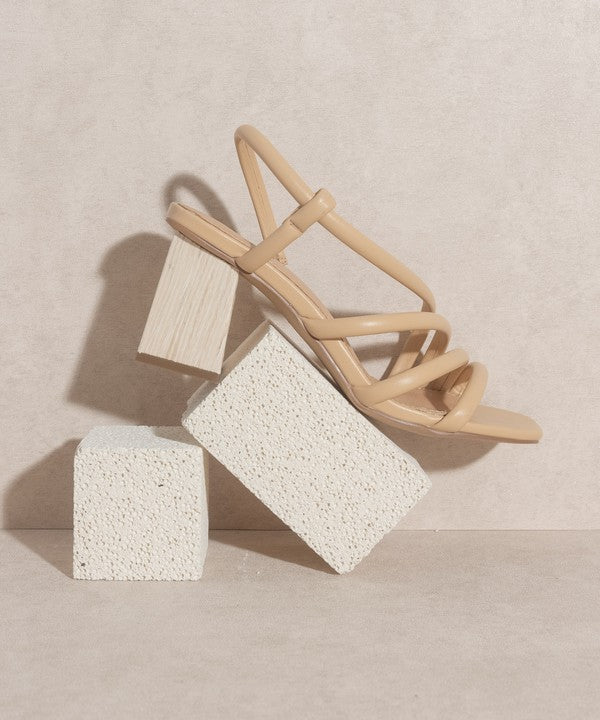 KKE Originals ASHLEY Wooden Heel Sandals