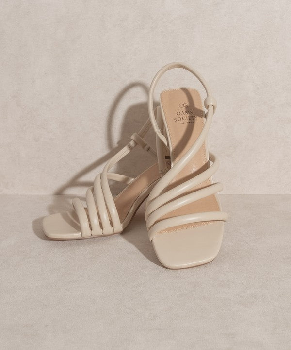 KKE Originals ASHLEY Wooden Heel Sandals