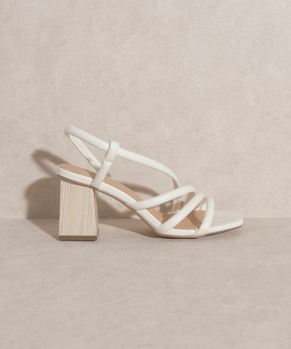 KKE Originals ASHLEY Wooden Heel Sandals