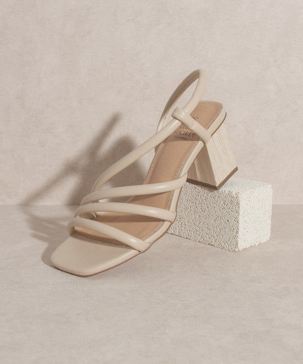 KKE Originals ASHLEY Wooden Heel Sandals