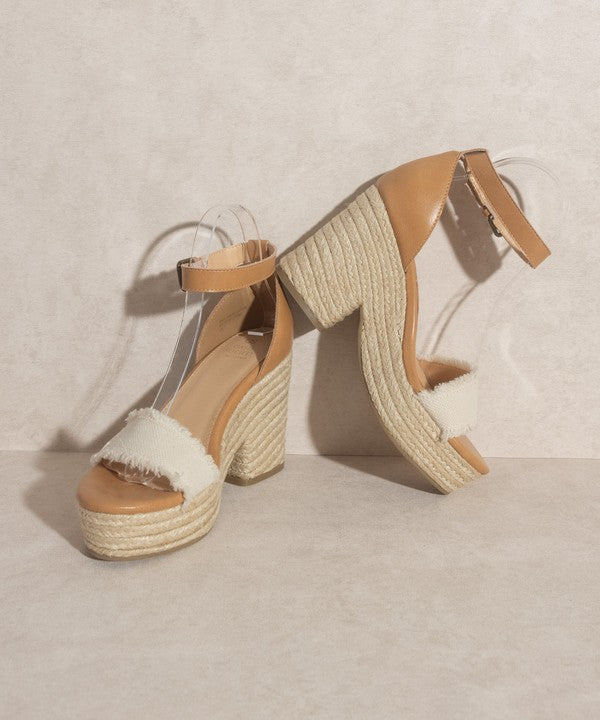 RILEY Espadrille Platform Sandal