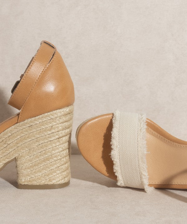 RILEY Espadrille Platform Sandal