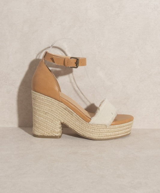 RILEY Espadrille Platform Sandal