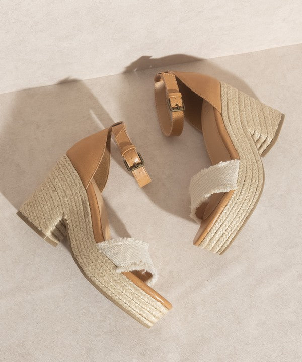 RILEY Espadrille Platform Sandal