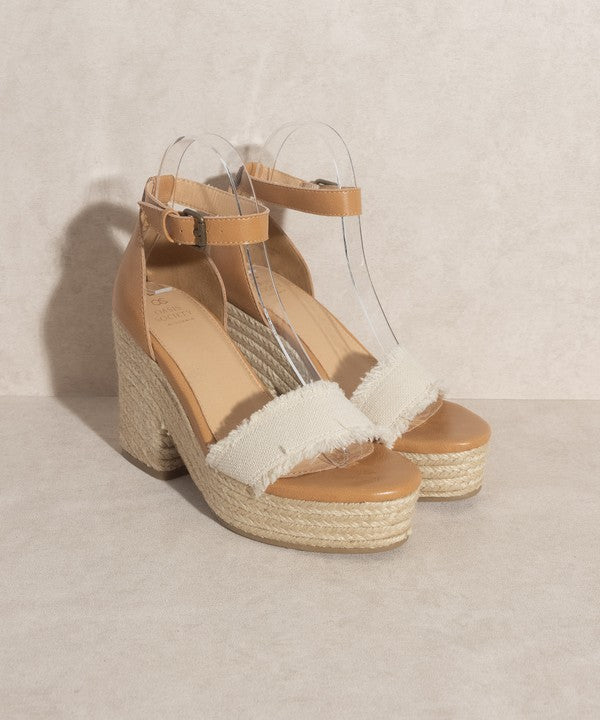 RILEY Espadrille Platform Sandal