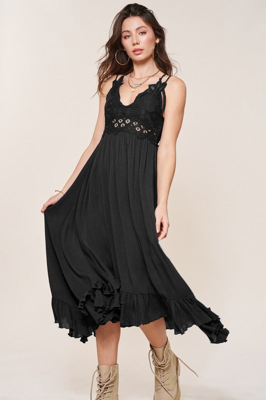 La Miel Long Slip Dress