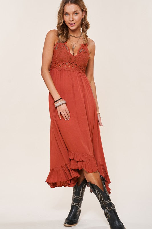 La Miel Long Slip Dress