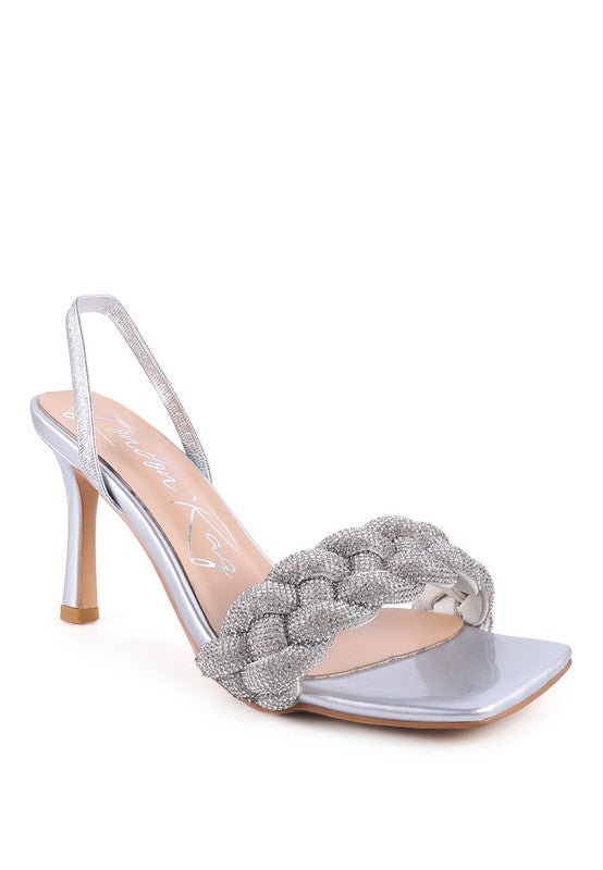 DIAMANTE Braid Sandals