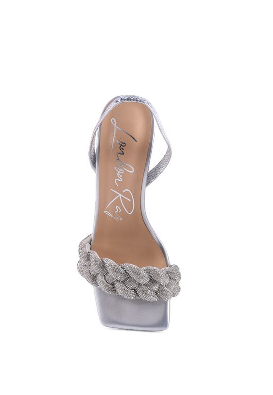 DIAMANTE Braid Sandals