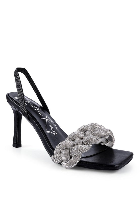 DIAMANTE Braid Sandals