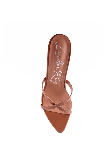 SPELLBOUND High Heel Pointed Toe Sandals