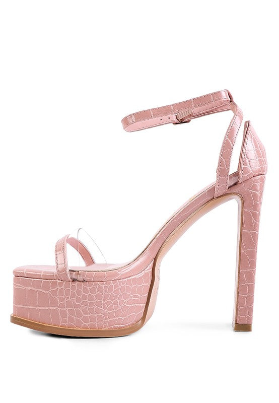 CUTLASS High Heeled Chunky Sandal