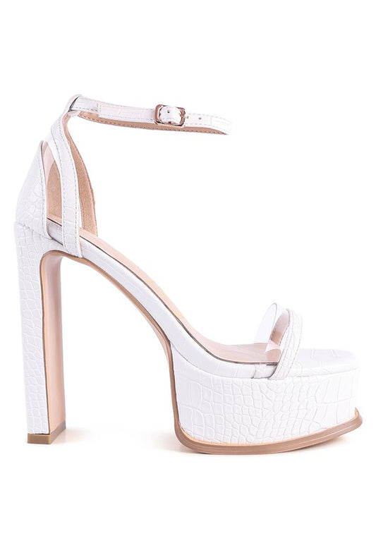 CUTLASS High Heeled Chunky Sandal