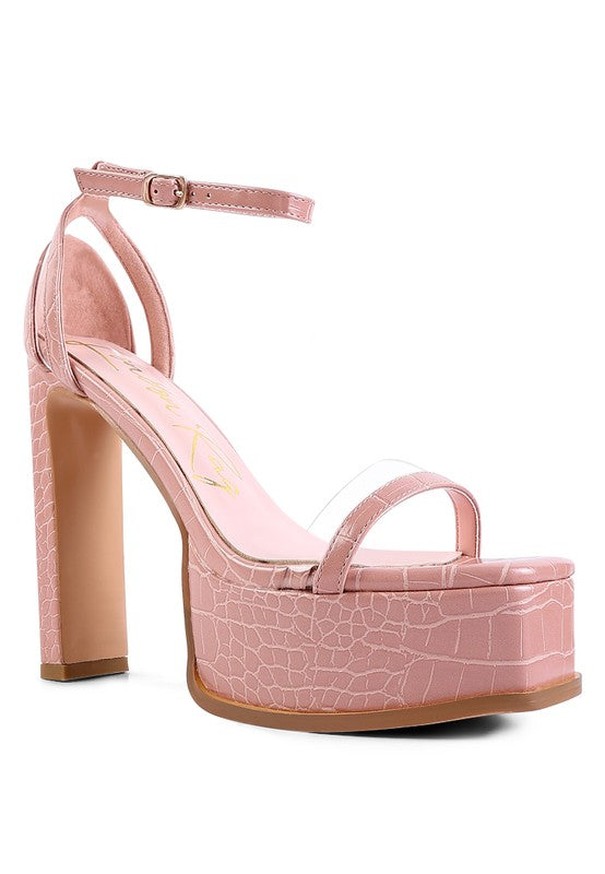 CUTLASS High Heeled Chunky Sandal