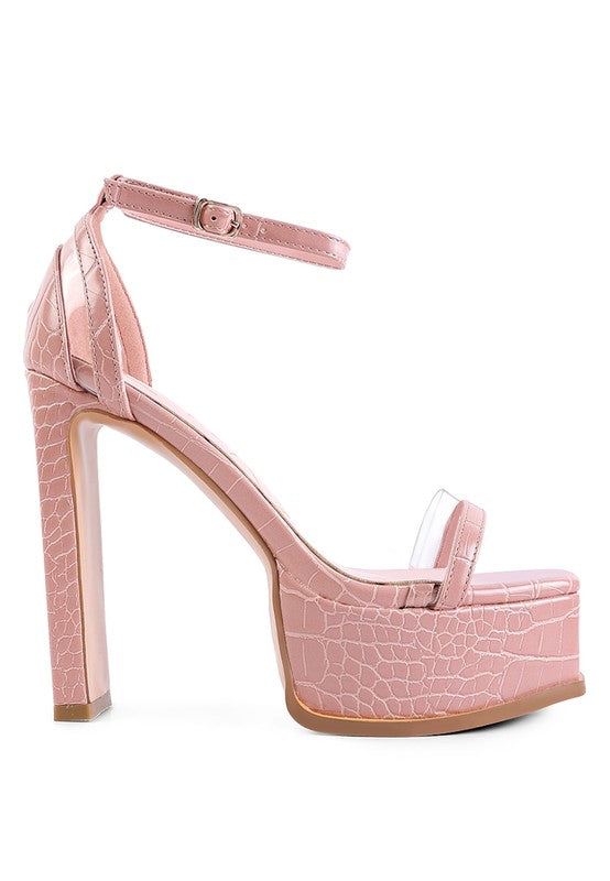 CUTLASS High Heeled Chunky Sandal