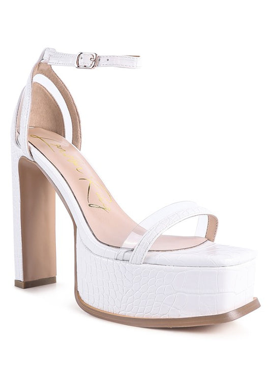 CUTLASS High Heeled Chunky Sandal