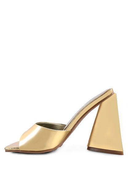 LOVEBUG Triangular Block Heel Sandal