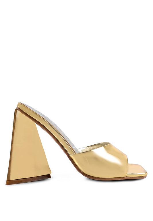 LOVEBUG Triangular Block Heel Sandal