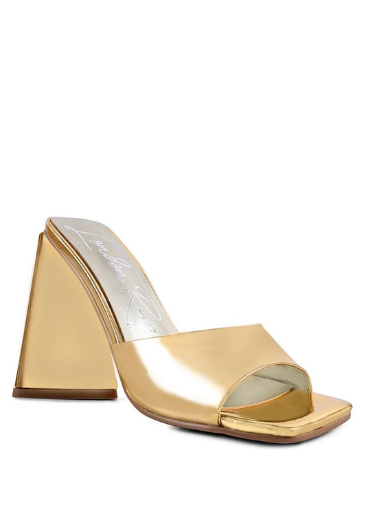 LOVEBUG Triangular Block Heel Sandal