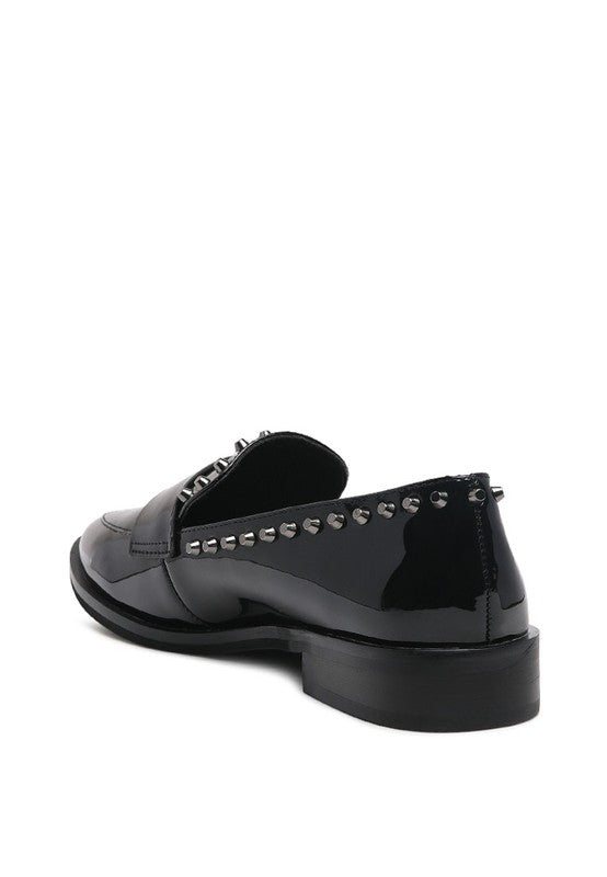 EMILIA Shine Forever Stud Penny Loafers